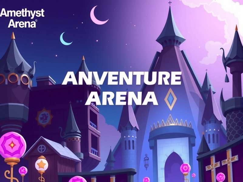 Amethyst Adventure Arena Game Banner